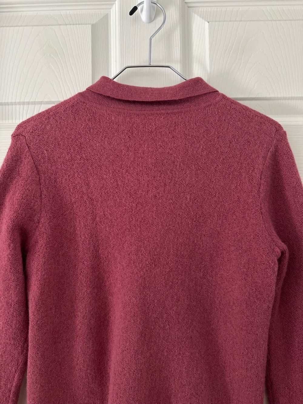 Peruvian Connection Alpaca Polo Collar Cardigan Ginger Rose Women's Size Small - Picture 6 of 10